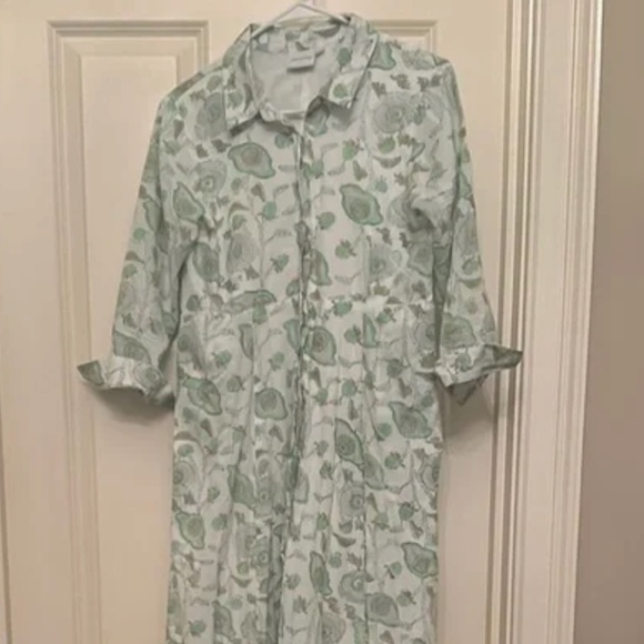 Floral Green and White Maxi Dress tuckernuck Julia Amory - Picture 6 of 6